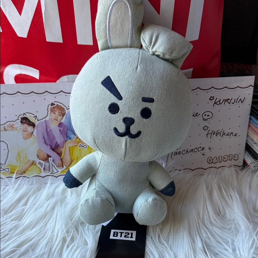 💜 BT21 DENIM COOKY Plush 💜 - Picture 2 of 3